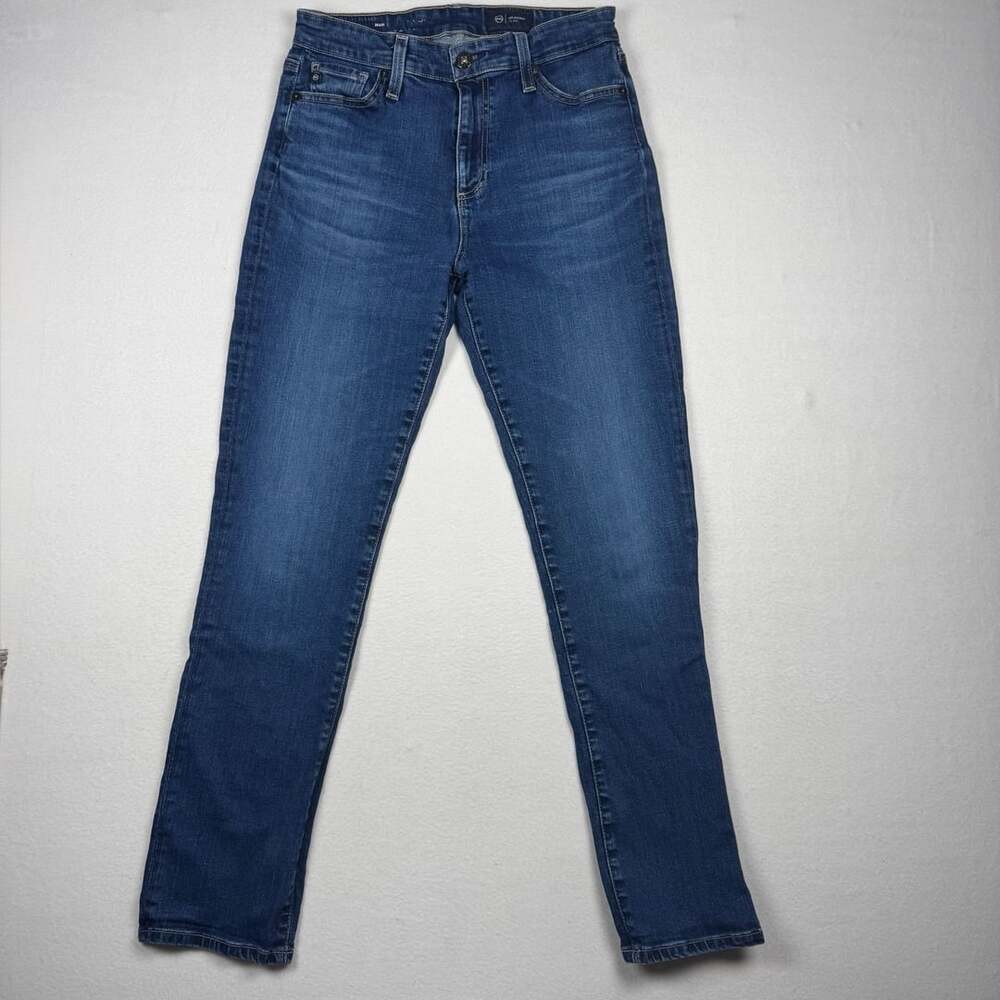 AG Adriano Goldschmied Mari Size 28 Blue Denim Straight Leg Jeans